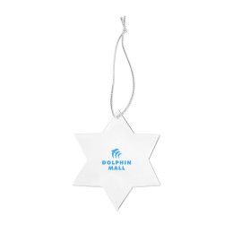 Custom Acrylic Style Star of David Ornament