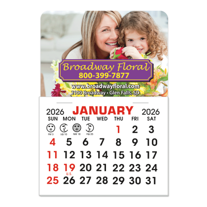 Stick-It! Decal 3" x 4 1/4" Rectangle Round Corners 1 Month Pad