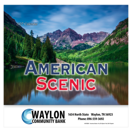 American Scenic Wall Calendar - Stapled American Scenic Wall Calendar - Stapled