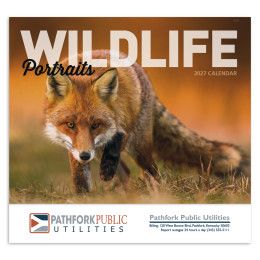 Custom Economy Appointment Calendar - Wildlife Portraits Custom Economy Appointment Calendar - Wildlife Portraits