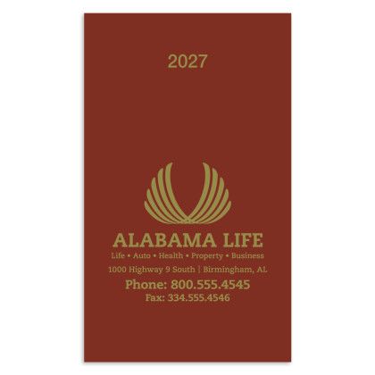 Custom Triumph® Classic Weekly Pocket Planner - Onyx 