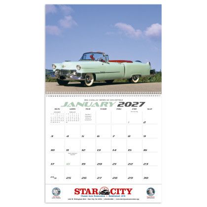 Custom Triumph® Premium Appointment Calendar - Classic Cars - Calendar view