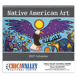Custom Triumph® Premium Appointment Calendar - Native American Art