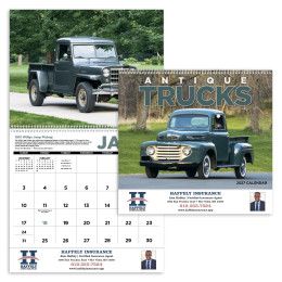 Custom Triumph® Premium Appointment Calendar - Antique Trucks