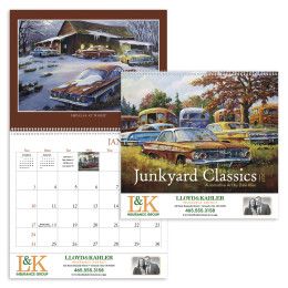 Custom Triumph® Premium Appointment Calendar - Junkyard Classics