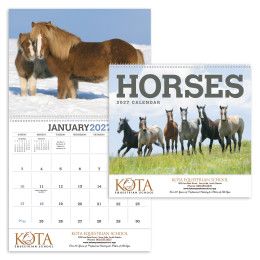 Custom Triumph® Premium Appointment Calendar - Horses