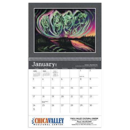 Custom Triumph® Premium Appointment Calendar - Native American Art - Calendar view