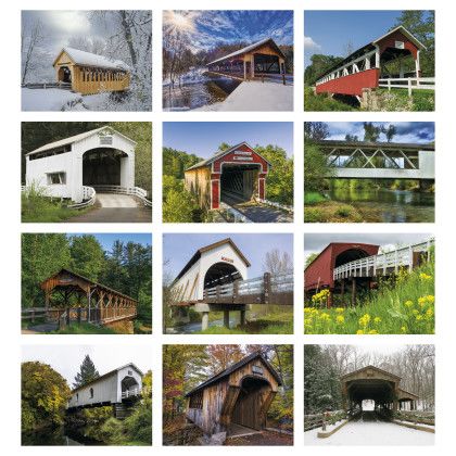 Custom Triumph® Premium Appointment Calendar - Bridges - Month view