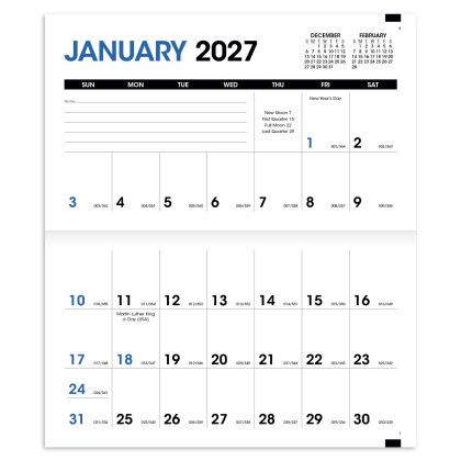 Custom Triumph® Colorful Impressions Monthly Pocket Planner - Floral Calendar View Custom Triumph® Colorful Impressions Monthly Pocket Planner - Floral Calendar View