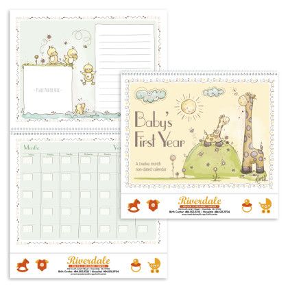 Custom Triumph® Premium Appointment Calendar - Baby's First Year