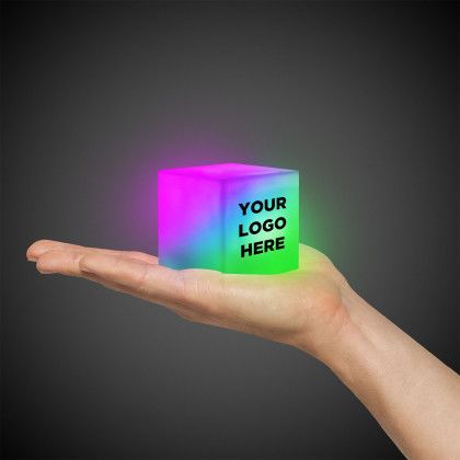 Custom LED Color Morphing Cube - White 
