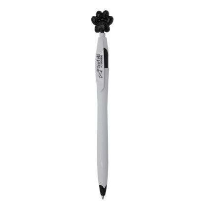 Custom Paw Print Wild Smilez Pen - Black 