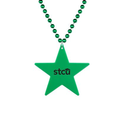 Custom Star Medallion Beads - Green Custom Star Medallion Beads - Green