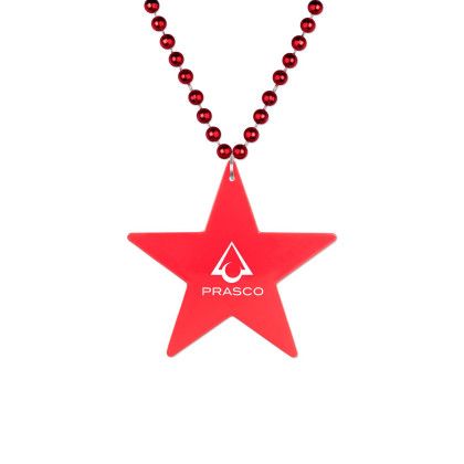 Custom Star Medallion Beads - Red Custom Star Medallion Beads - Red