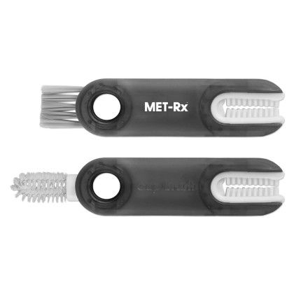 Custom 3 In 1 Cup/Lid Cleaning Brush Set - Translucent Black