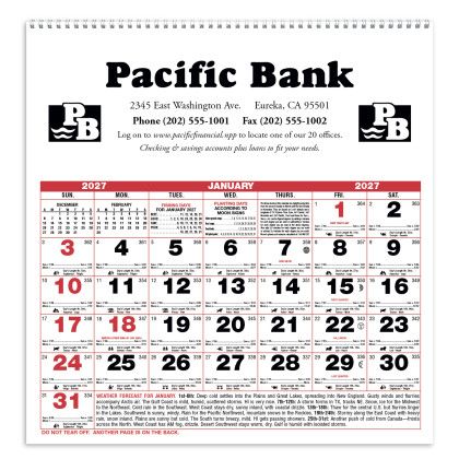 Custom Triumph® Small Almanac Calendar Custom Triumph® Small Almanac Calendar