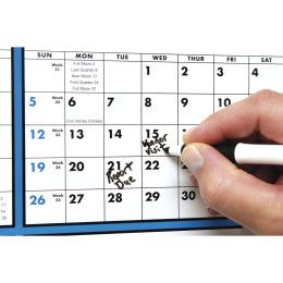 Custom Triumph® Span-A-Year Laminated Calendar - Lifestyle view