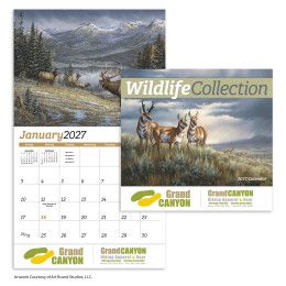 Custom Wildlife Collection Appointment Calendar - Stapled