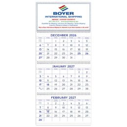 Custom Triumph® 3-Month Planner - 4 Sheet