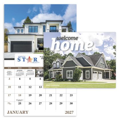 Custom Welcome Home Calendar - Window