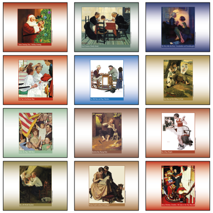 An American Illustrator Wall Calendar - Stapled 