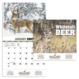 Custom Trophy Whitetail Deer Appointment Calendar - Stapled 
