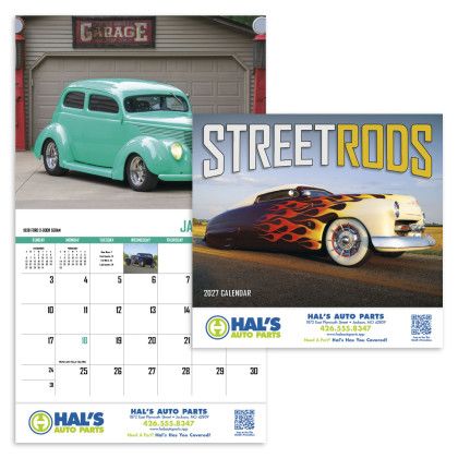 Custom Street Rod Fever Appointment Calendar - Stapled