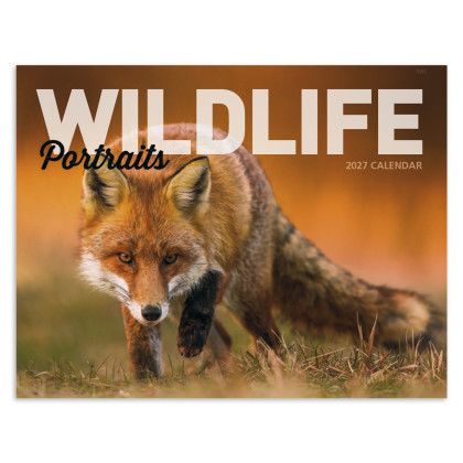 Custom Wildlife Portraits Calendar - Window - Front view