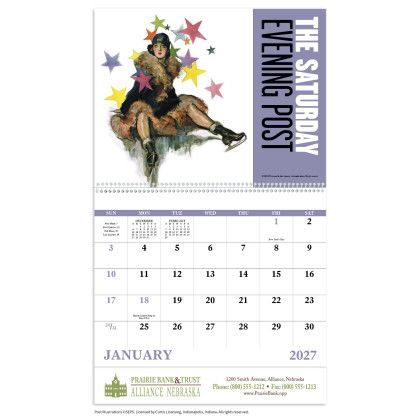 Custom The Saturday Evening Post Calendar - Spiral - Calendar view