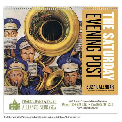 Custom The Saturday Evening Post Calendar - Spiral - Front view