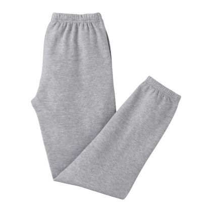 Custom Women's RUDALL Fleece Pant - Heather Grey Side view