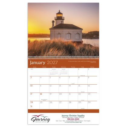 Custom Premium Appointment Calendar - Religious Inspirations - Calendar view