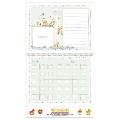 Custom Triumph® Premium Appointment Calendar - Baby's First Year - Calendar view