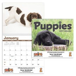 Custom Triumph® Premium Appointment Calendar - Puppies