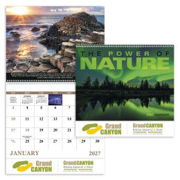 Custom The Power of Nature - Spiral Calendar