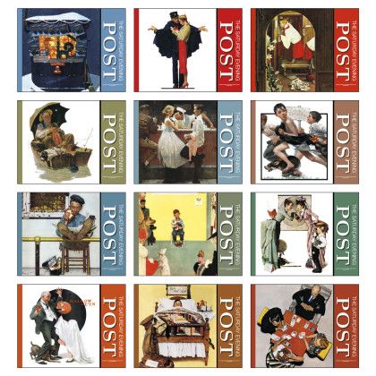 Custom Saturday Evening Post Appointment Calendar - Spiral - Month view Custom Saturday Evening Post Appointment Calendar - Spiral - Month view