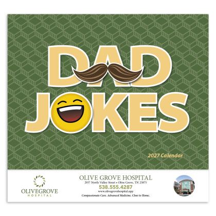 Custom Dad Jokes - Stapled - Front view