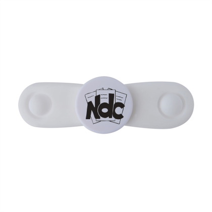 Custom Zaza Push Pop Propeller Spinner with Suction Cup - White 