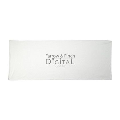 Custom Andes RPET Cooling Towel - White 