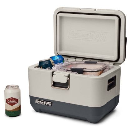 Custom Coleman Pro Series 9-Quart Hard Cooler - Open view