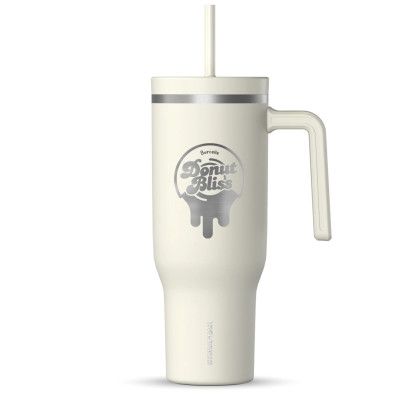 Custom 40 oz. Hydrapeak Voyager Travel Mug - Ivory 