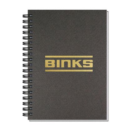 Custom 7" x 10" Recycled Journal - 100 pages - Charcoal