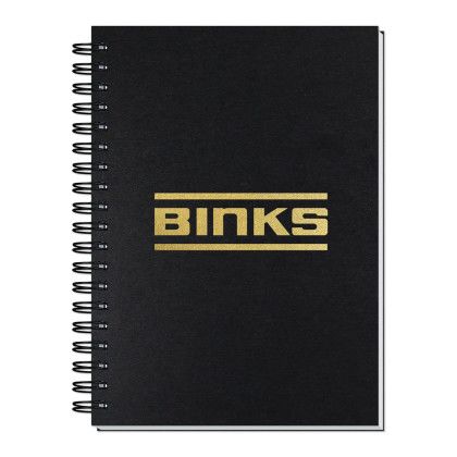 Custom 7" x 10" Recycled Journal - 100 pages - Black