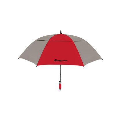 Custom Hurricane Vented Pro Golf Umbrella - Gray/red Custom Hurricane Vented Pro Golf Umbrella - Gray/red