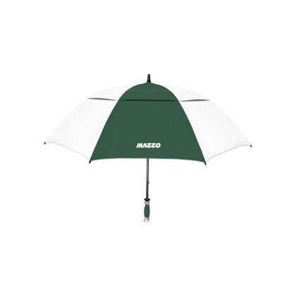 Custom Hurricane Vented Pro Golf Umbrella - Green/white Custom Hurricane Vented Pro Golf Umbrella - Green/white