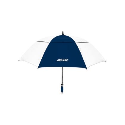 Custom Hurricane Vented Pro Golf Umbrella - Navy blue/white Custom Hurricane Vented Pro Golf Umbrella - Navy blue/white