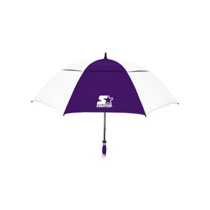 Custom Hurricane Vented Pro Golf Umbrella - Purple/white Custom Hurricane Vented Pro Golf Umbrella - Purple/white