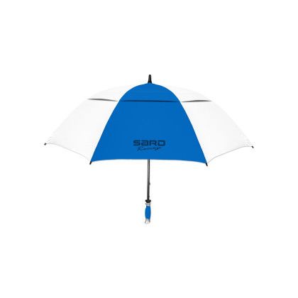 Custom Hurricane Vented Pro Golf Umbrella - Royal blue/white Custom Hurricane Vented Pro Golf Umbrella - Royal blue/white