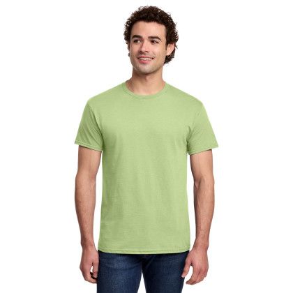 Custom Gildan Light Cotton Tee Shirt - Pistachio Green Custom Gildan Light Cotton Tee Shirt - Pistachio Green