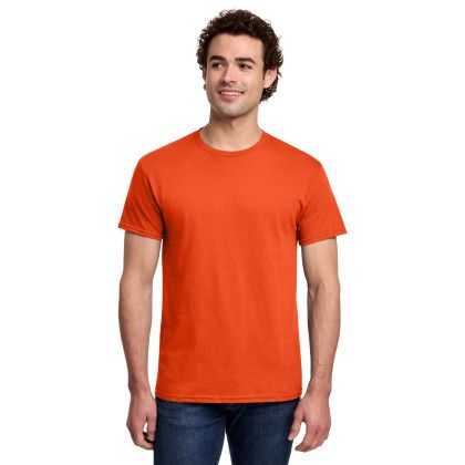 Custom Gildan Light Cotton Tee Shirt - Orange Custom Gildan Light Cotton Tee Shirt - Orange